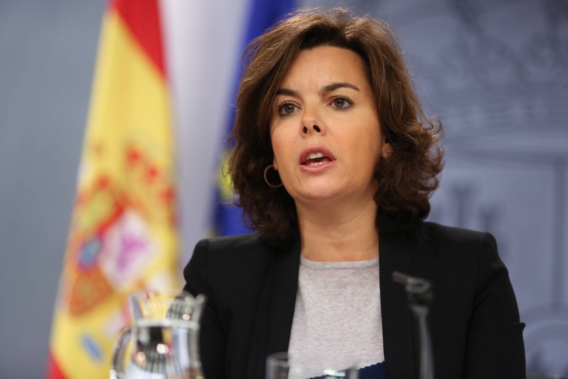 La vicepresidenta del Gobierno, Soraya Sáenz de Santamaría.