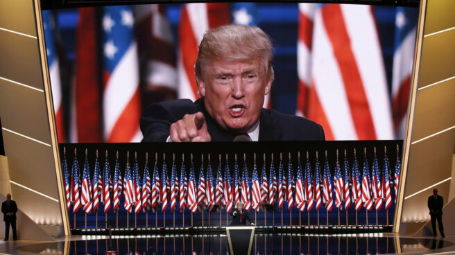 Donald Trump, en un acto de campaña. Donald Trump, en un acto de campaña.