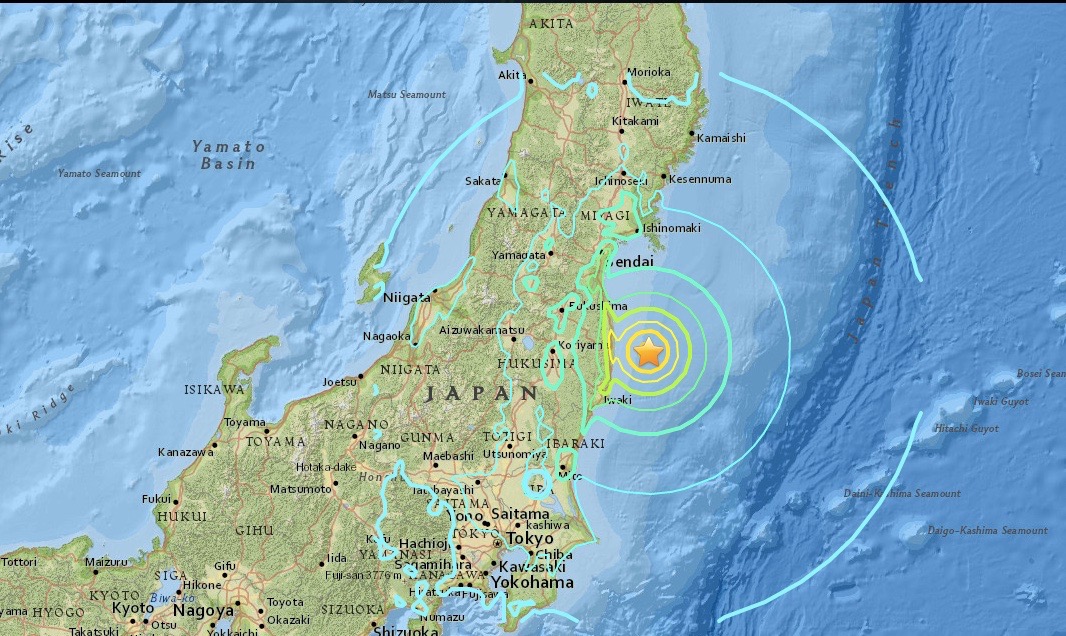 Desactivada la alerta de tsunami por un fuerte terremoto en Fukushima