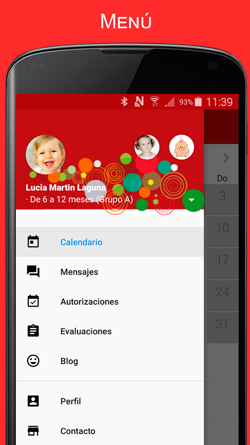 Captura de la App Wappa Babies