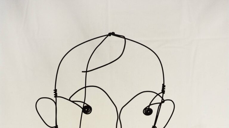'Retrato de Joan Miró' (1950), de Alexander Calder. Alambre de acero.
