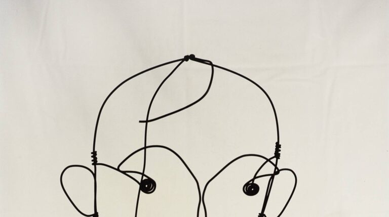 Amistad 'Retrato de Joan Miró' (1950), de Alexander Calder. Alambre de acero.