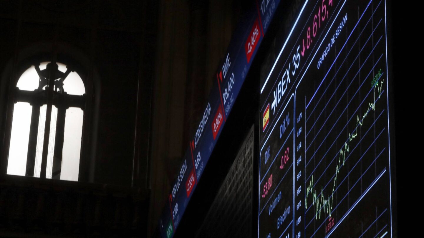 Bolsa de Madrid.