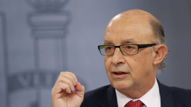 Cristóbal Montoro, ministro de Hacienda Montoro presenta el Plan Prespuestario para 2018.