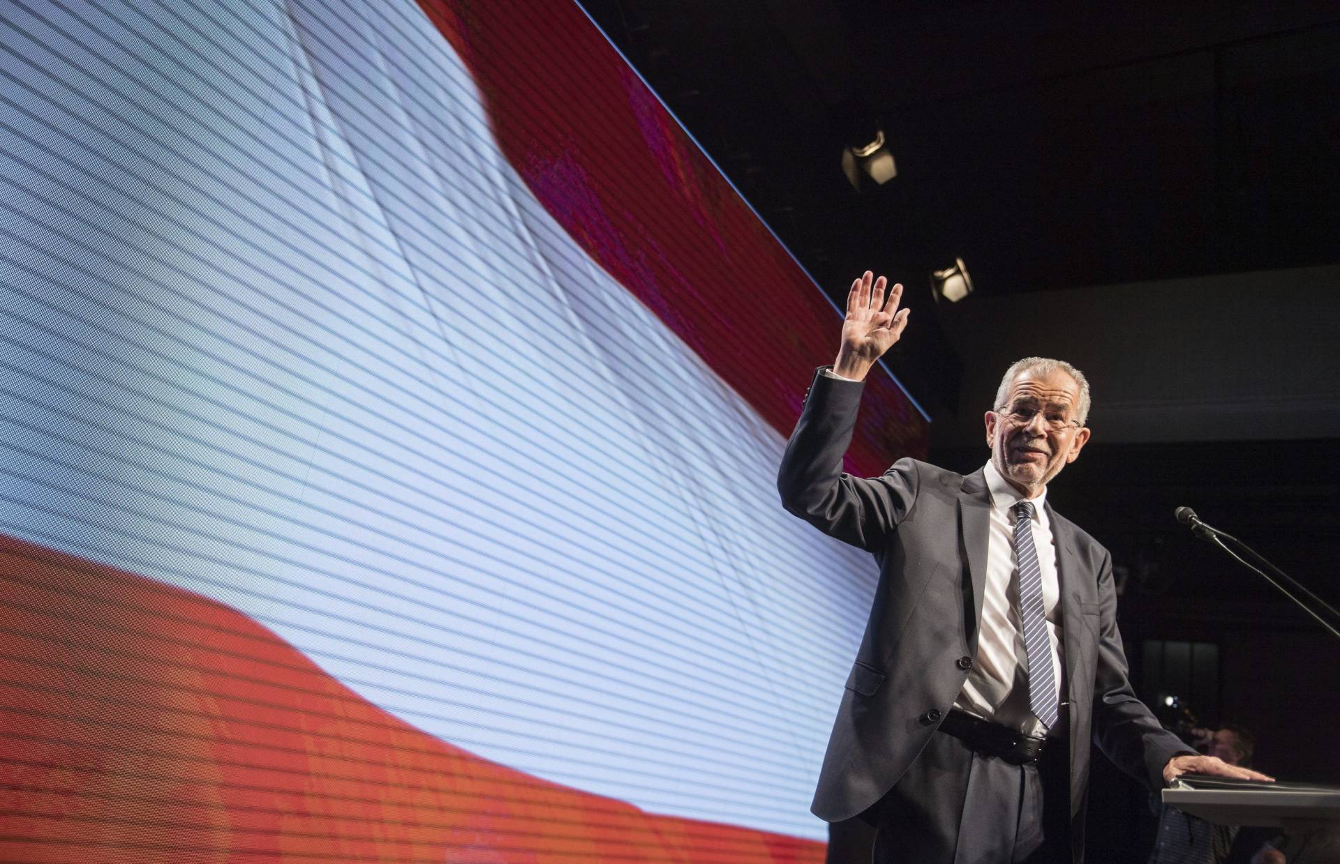 El candidato progresista y europeísta a las elecciones austriacas, Alexander van der Bellen.