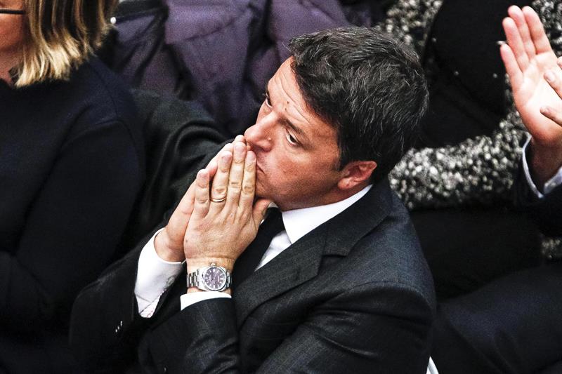 Matteo Renzi, ex primer ministro de Italia, en un acto reciente.
