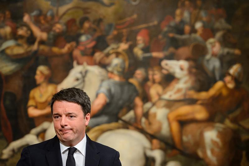 Renzi dimite como primer ministro de Italia