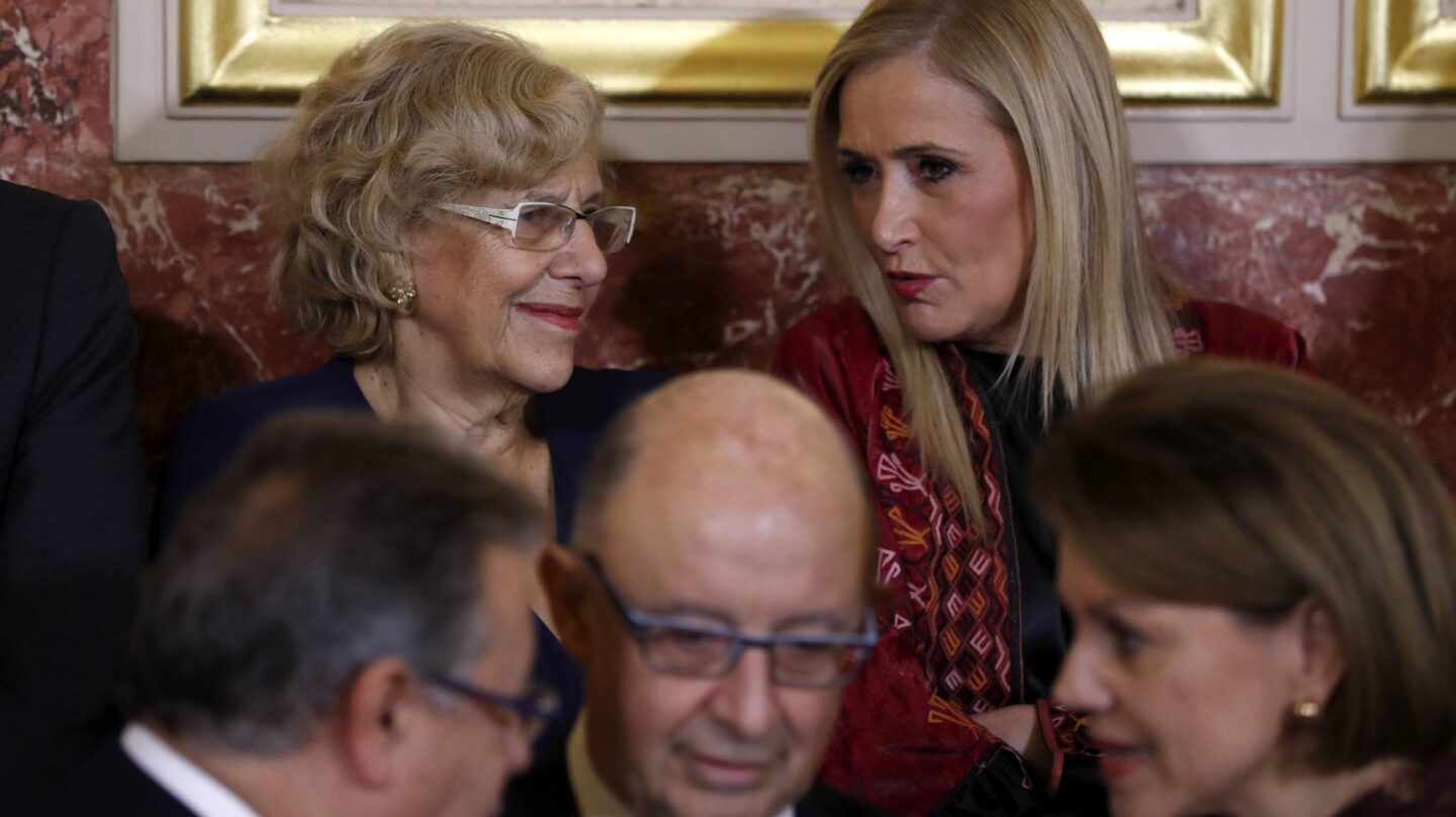Dia de la Constitucion. Carmena, Cifuentes, Montoro, Cospedal