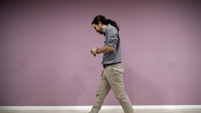iglesias_referendum Pablo Iglesias, tras su comparecencia.