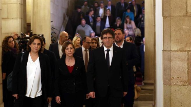 El independentismo catalán diseña el referéndum en torno a Puigdemont