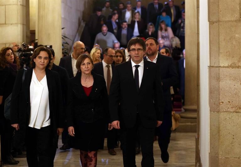 El independentismo catalán diseña el referéndum en torno a Puigdemont