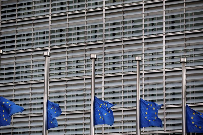 Vista exterior de la sede de la Comisión Europea, en Bruselas.