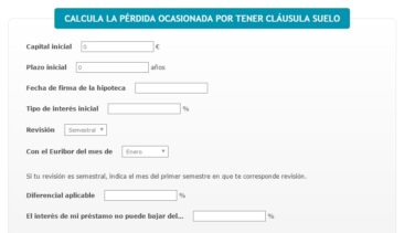Calcula cuánto te tiene que devolver tu banco por las cláusulas suelo