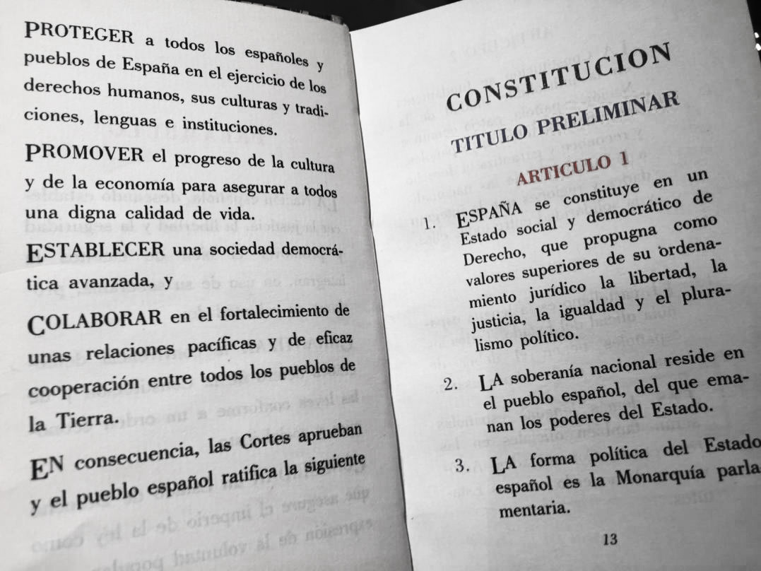 Constitución Española.