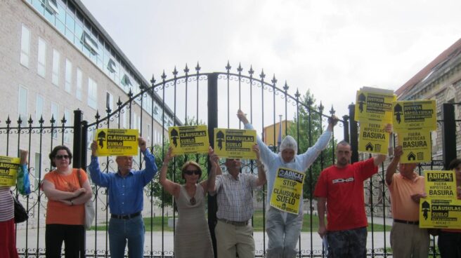 Protesta contra las clausulas suelo