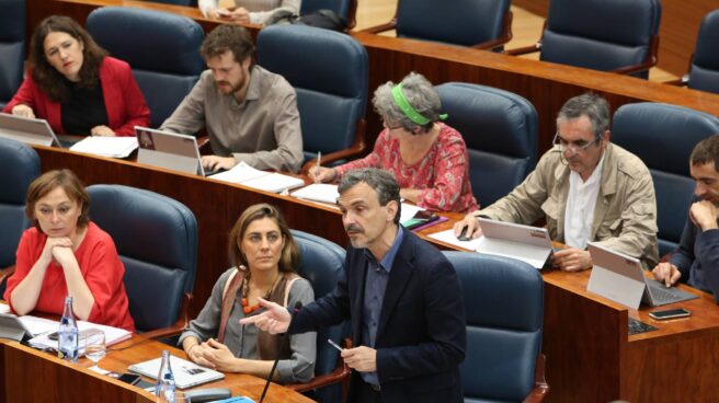José Manuel López, en la asamblea de Madrid.