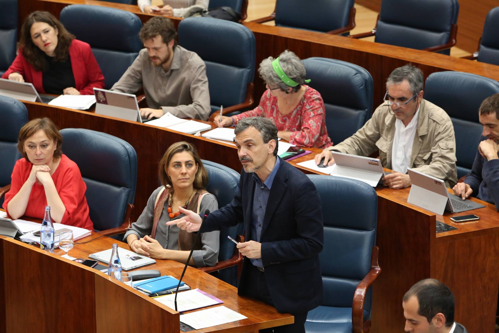 José Manuel López, en la asamblea de Madrid.