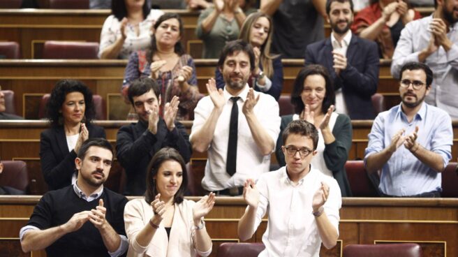 El grupo de Podemos en el Congreso