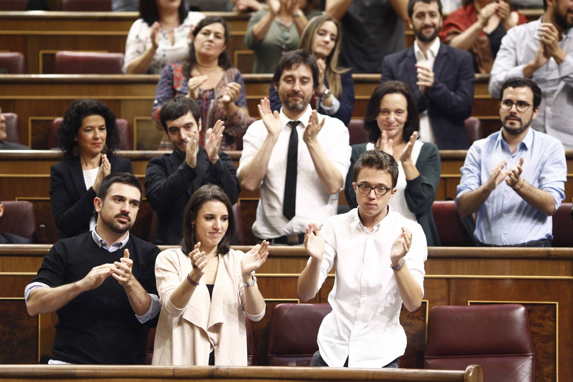 El grupo de Podemos en el Congreso