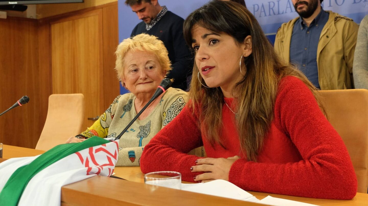 La secretaria general de Podemos en Andalucía y cabeza visible de la rama Anticapitalista, Teresa Rodríguez.