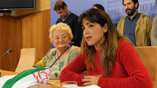 La secretaria general de Podemos en Andalucía y cabeza visible de la rama Anticapitalista, Teresa Rodríguez.