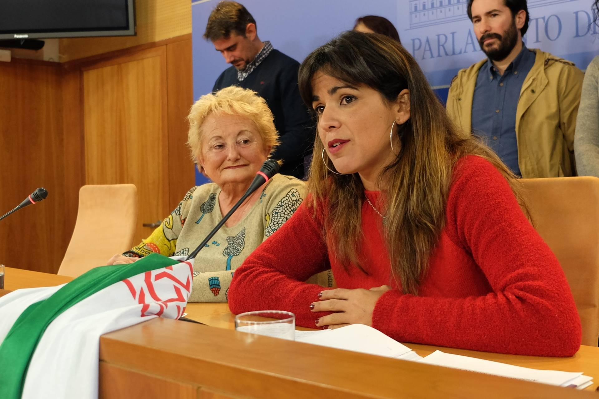 La secretaria general de Podemos en Andalucía y cabeza visible de la rama Anticapitalista, Teresa Rodríguez.