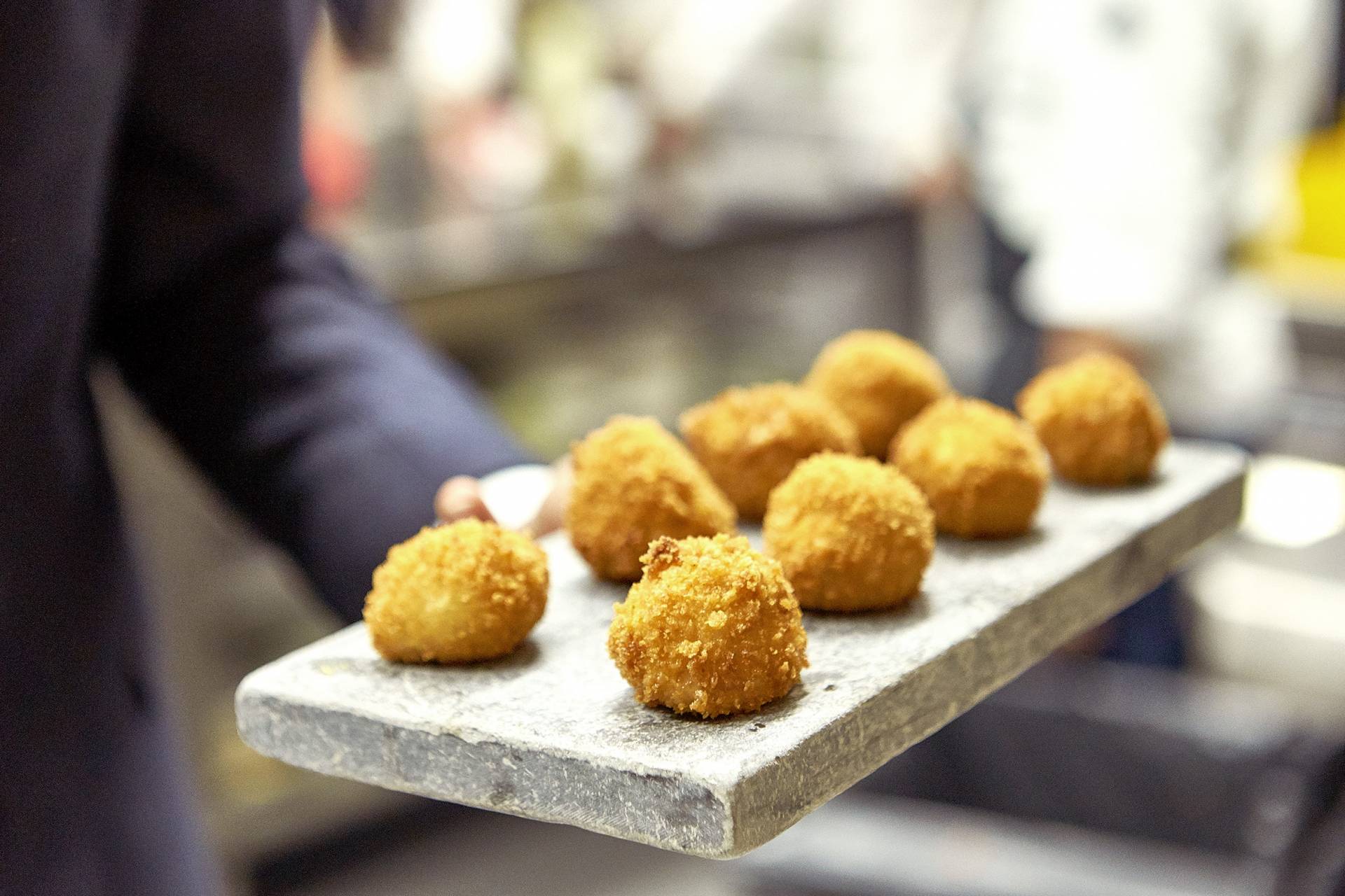 Las croquetas de La Huerta de Carabaña.