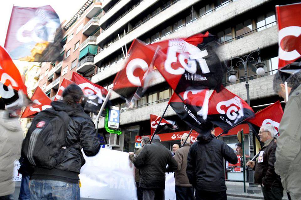 Protesta de la CGT