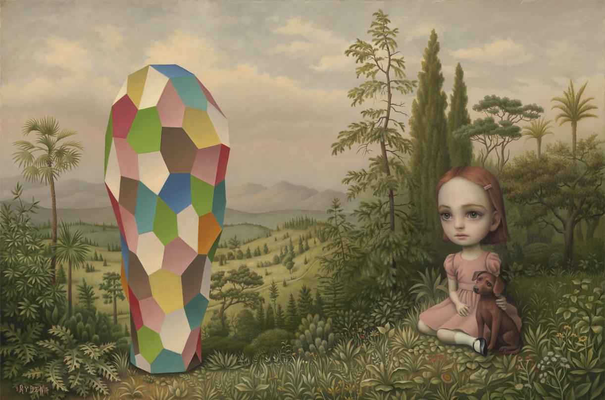 'Chroma Structure 113' (2015), de Mark Ryden. Óleo sobre lienzo.