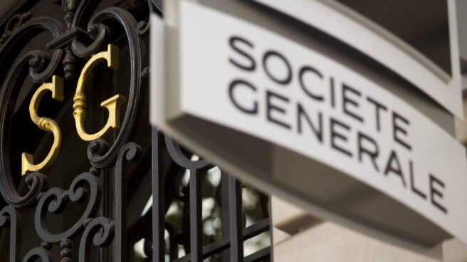 societe Oficinas del banco francés Société Générale.