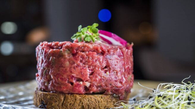 El steak tartar de Bendita Locura. El steak tartar de Bendita Locura.
