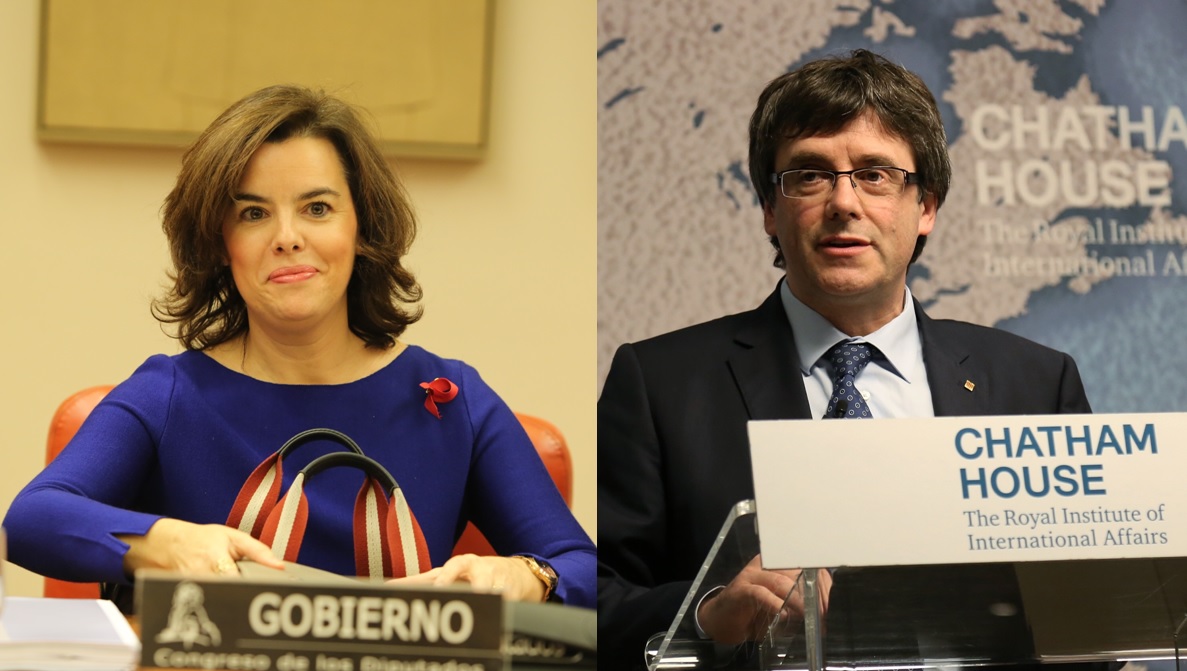 Santamaría obvia la cumbre independentista de Puigdemont y mantiene su agenda