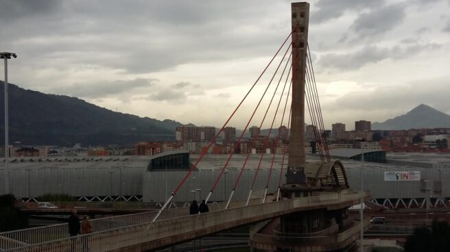 La Pasarela de Gurutzeta, en Barakaldo.