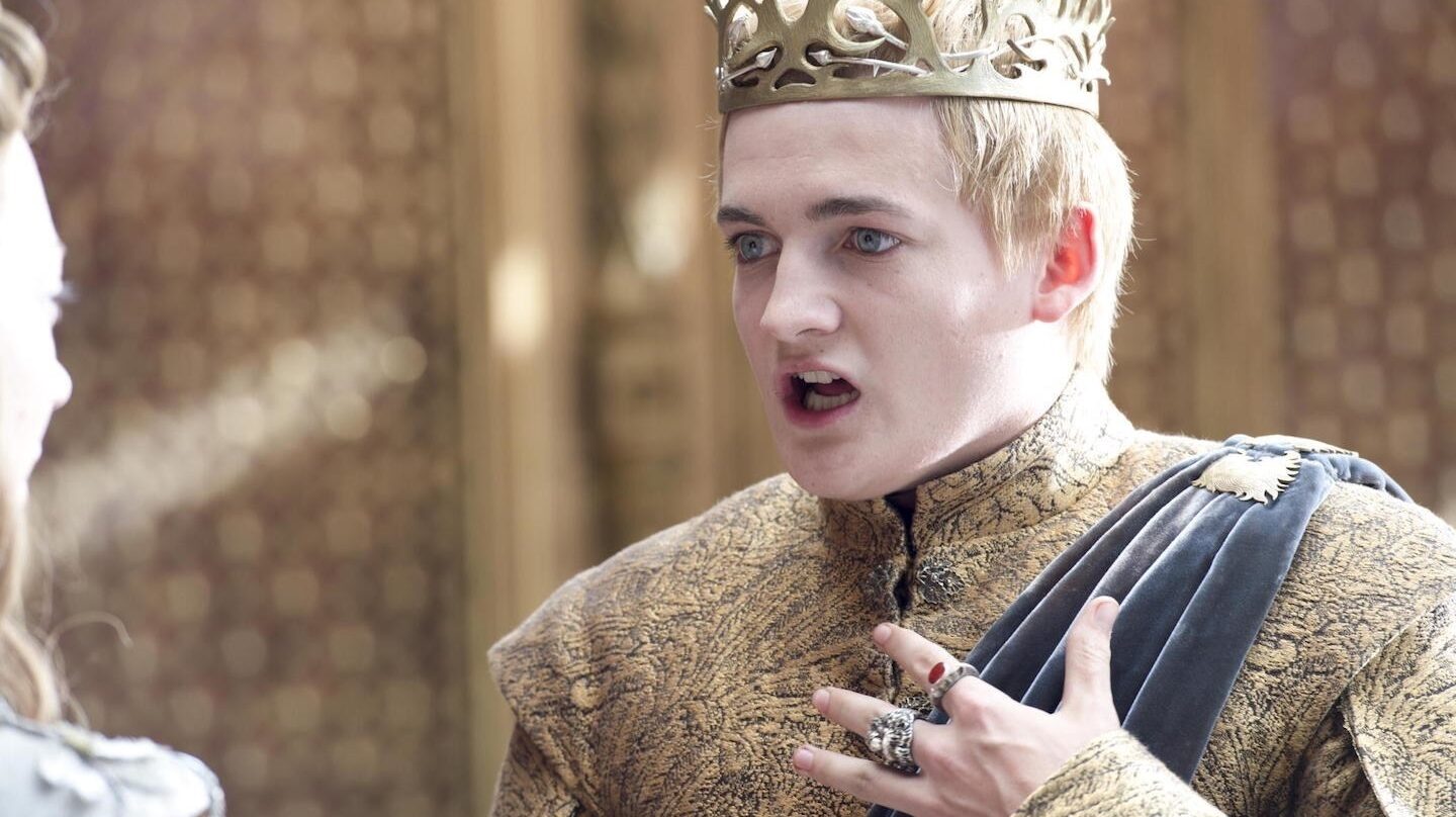 Joffrey Lannister, personaje de 'Juego de Tronos', una de las series de televisión más populares.