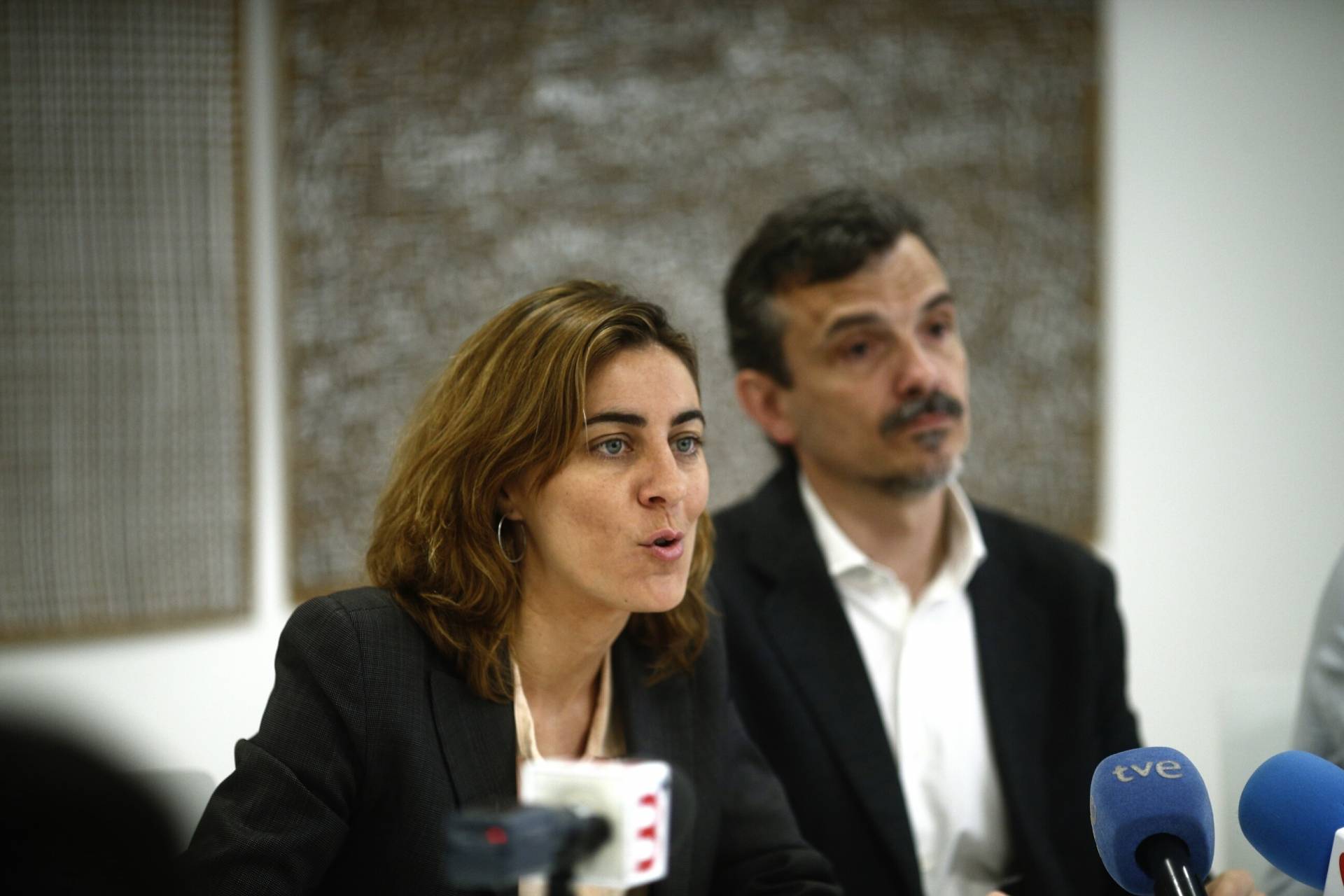 Lorena Ruiz-Huerta, junto a José Manuel López.