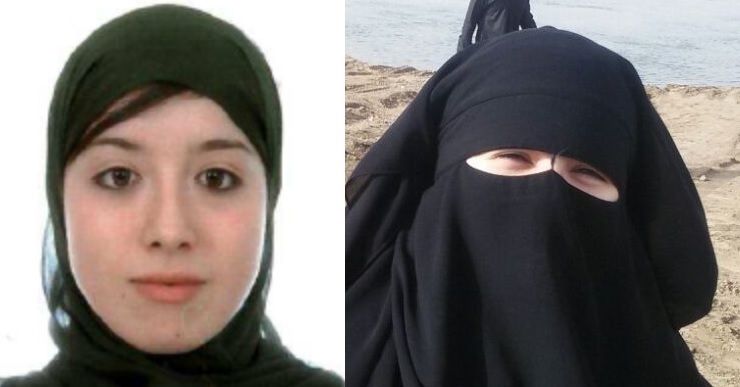 Assia Ahmed Mohamed y Fatima Akil Laghmich, las dos yihadistas españolas detenidas.