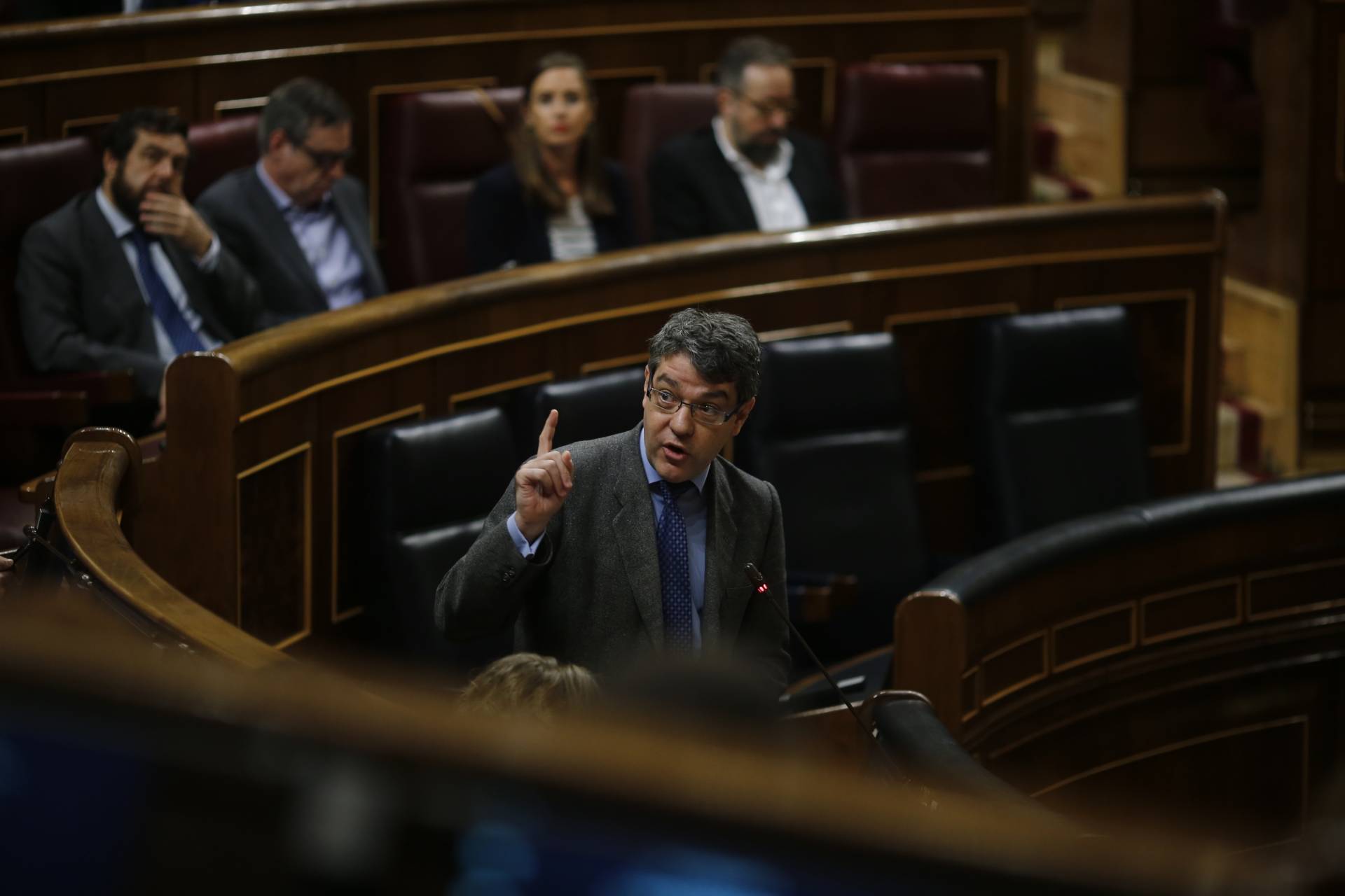 El ministro de Energía, Álvaro Nadal, en el Congreso.