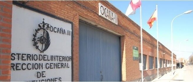 Dos funcionarios de la prisión Ocaña II a Urgencias tras la agresión de un recluso