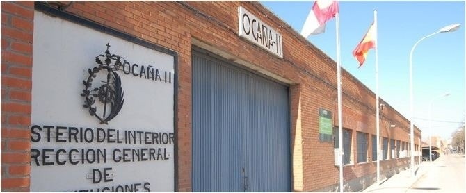 Dos funcionarios de la prisión Ocaña II a Urgencias tras la agresión de un recluso