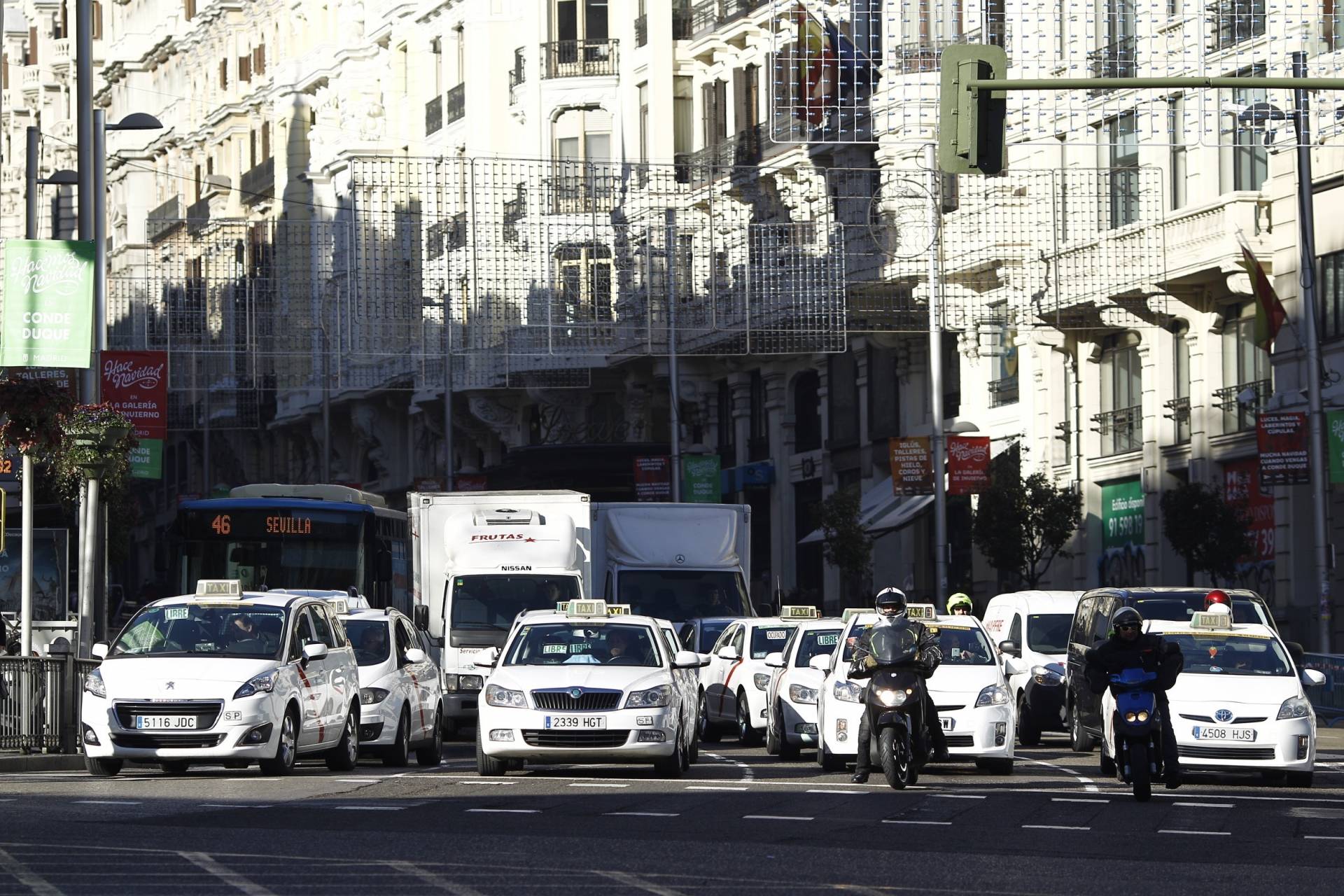 Vista de la Gran Vía de Madrid