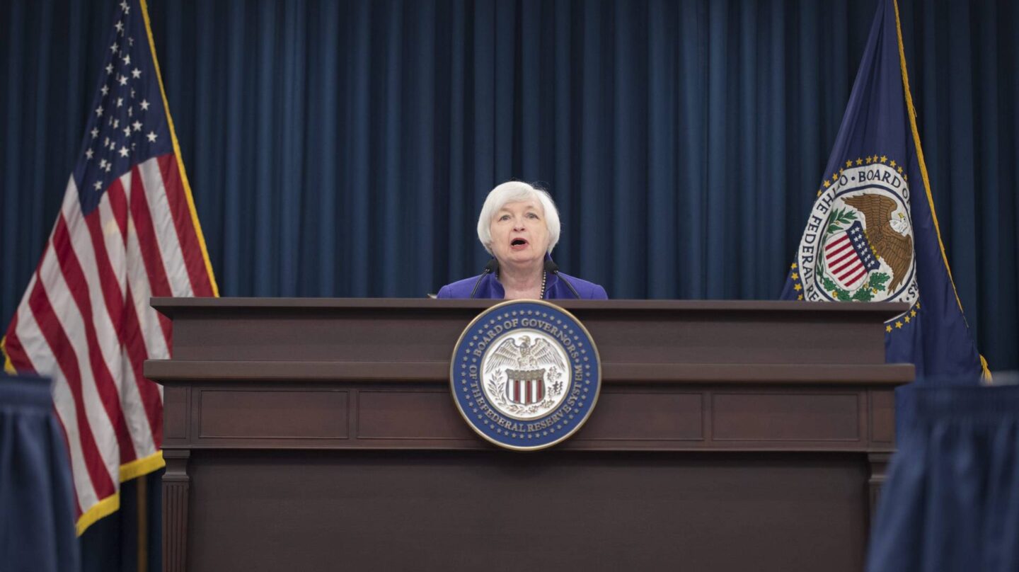 La presidenta de la Reserva Federal, Janet Yellen.