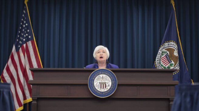 La presidenta de la Reserva Federal, Janet Yellen.