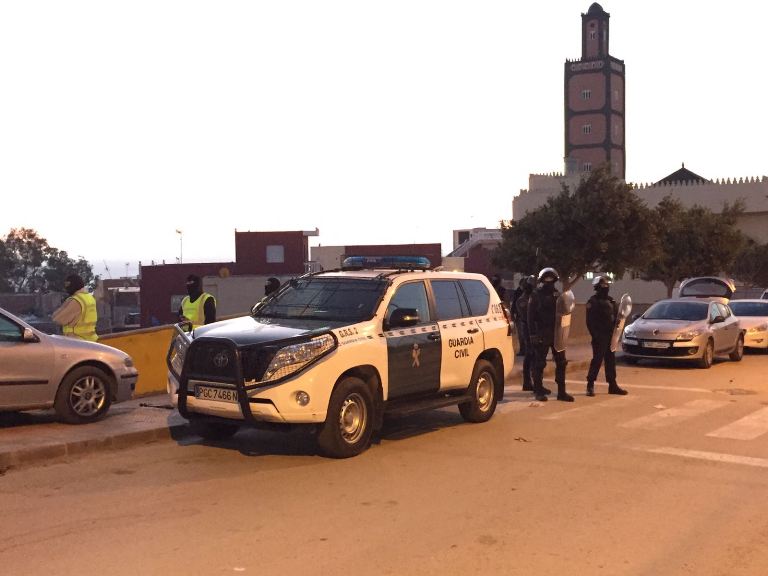 Hallan un zulo junto al garaje de uno de los dos detenidos por yihadismo en Ceuta