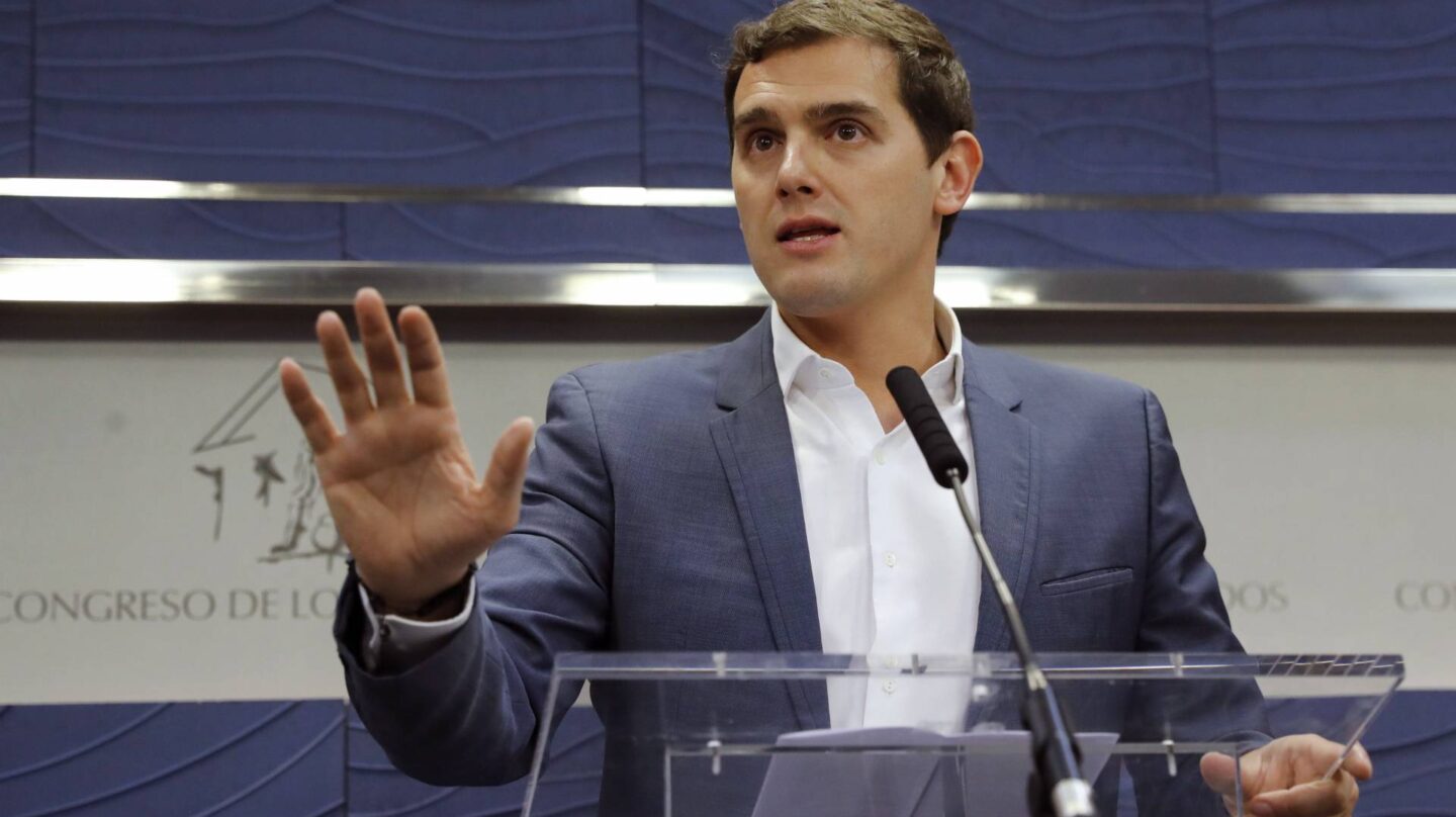 Albert Rivera, en el Congreso de los Diputados.