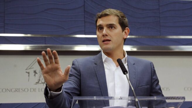 Albert Rivera, en el Congreso de los Diputados.