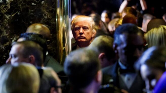 636197739780960546w El presidente de EEUU, Donald Trump, ante la prensa en Nueva York.