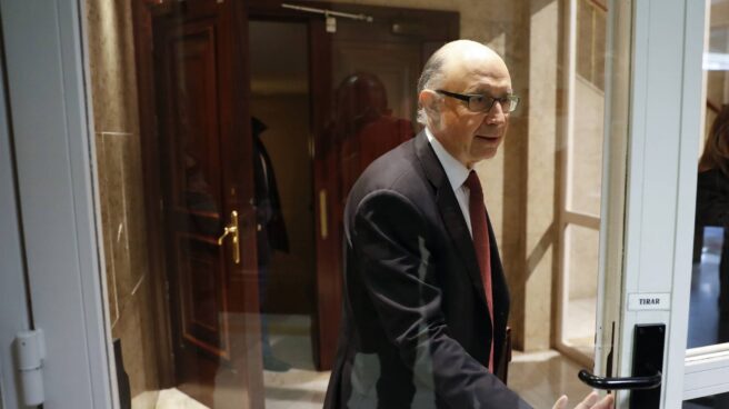 Cristóbal Montoro, este jueves en el Congreso de los Diputados.