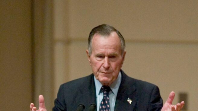 El ex presidente George H. W. Bush.