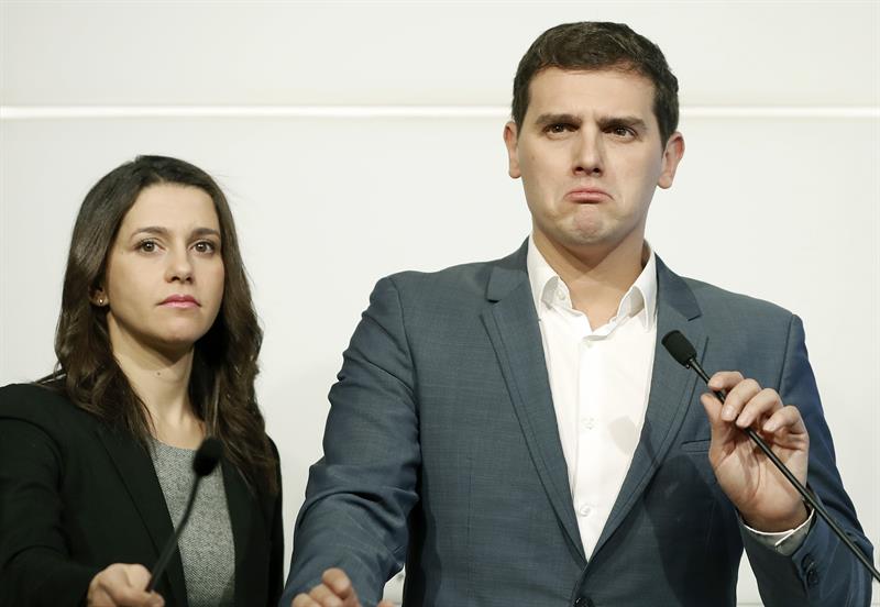 Albert Rivera, junto a Inés Arrimadas.