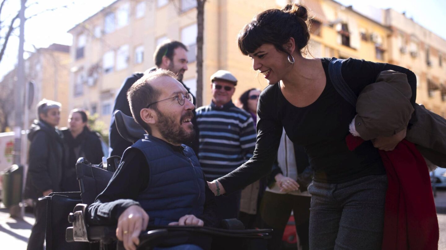 Pablo Echenique y Teresa Rodríguez, en Córdoba.